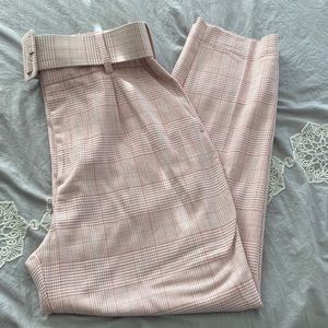 Gorgeous high waisted plaid cropped pants